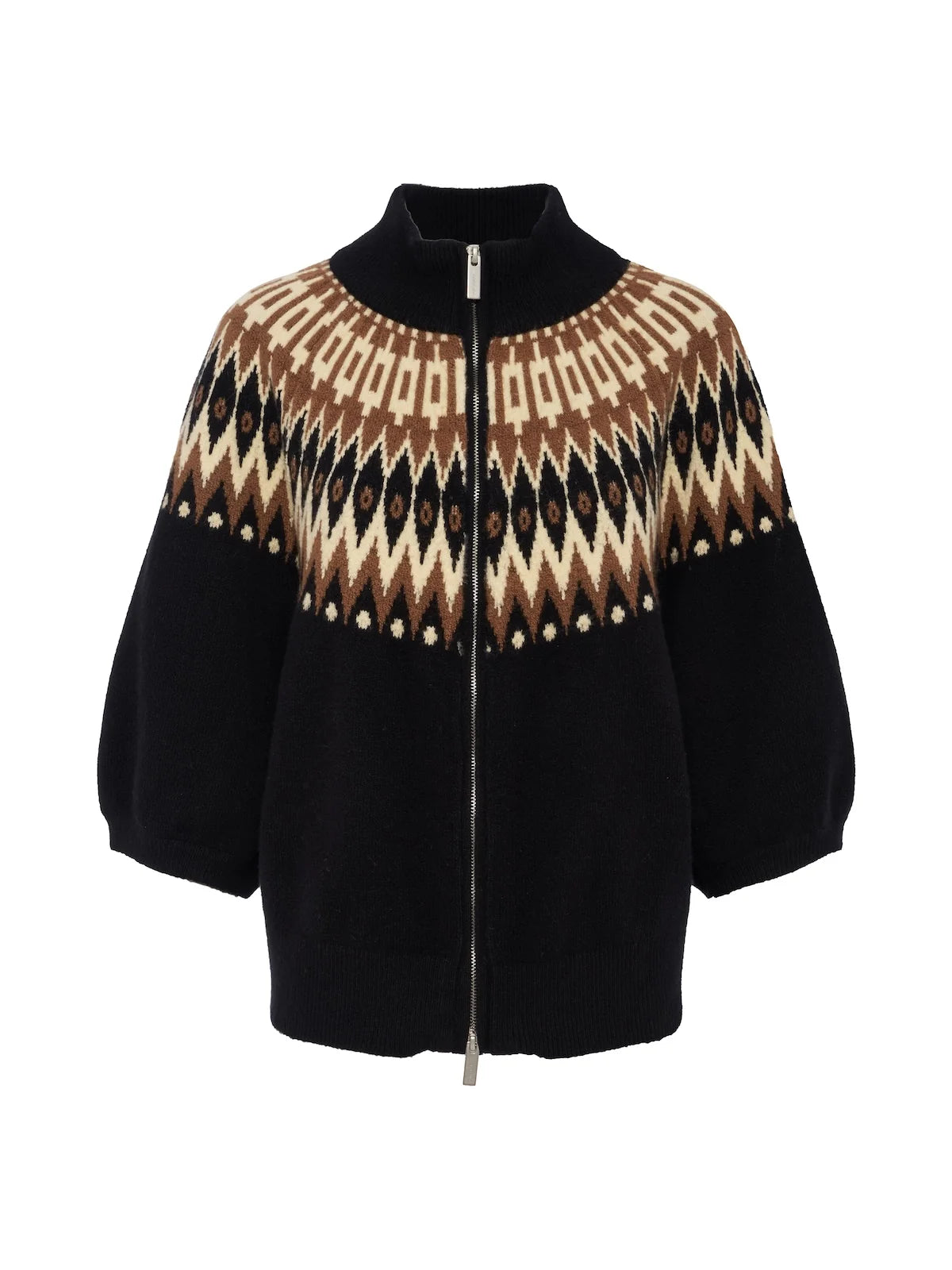 Sanctuary Fairisle Zip Up Poconos