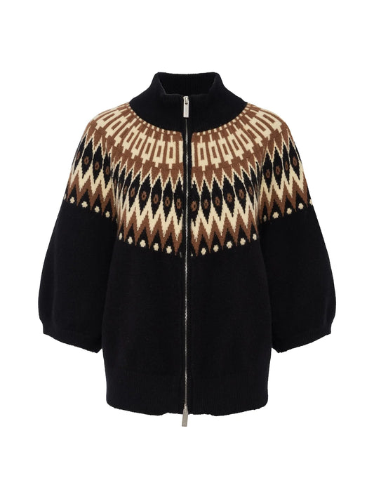 Sanctuary Fairisle Zip Up Poconos