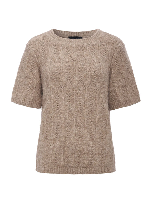 Sanctuary Pointelle Sweater Tee
