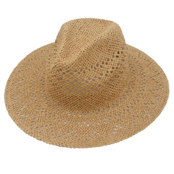 Chevron Pattern Summer Fedora IHT-72246