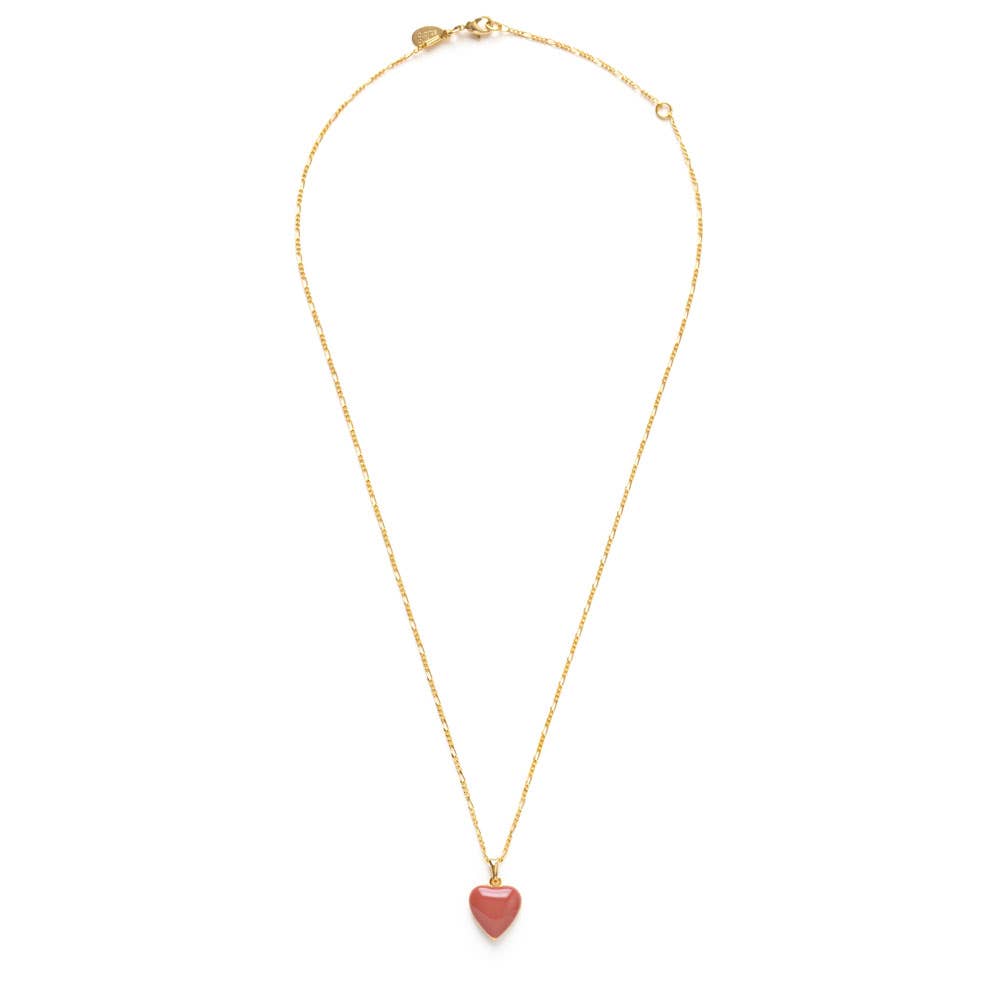 Amano Small Heart Enamel Locket 62L-H