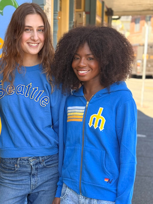 Aviator Nation Seattle Mariners Zip Hoodie