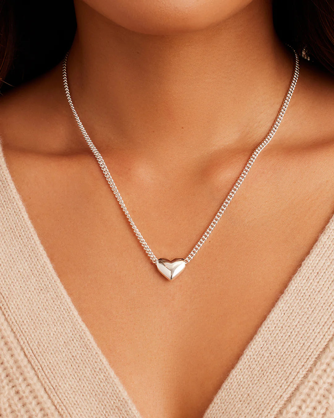 Gorjana Lou Heart Charm Necklace