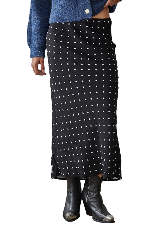 Pippa Dotted Midi Skirt