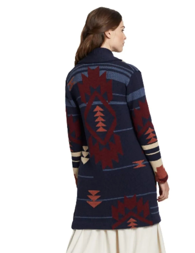 Pendleton Graphic Sweater Coat TC549