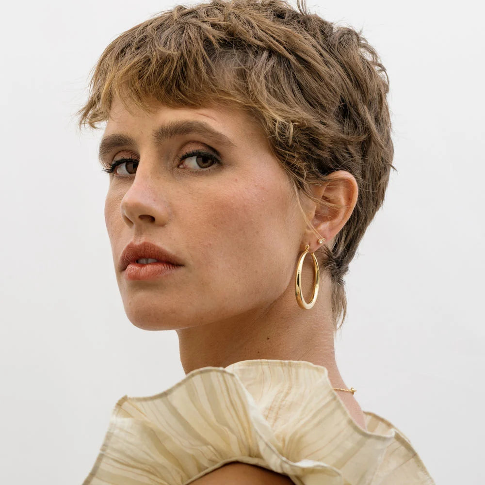 Amano Large Maria Hoop Earrings