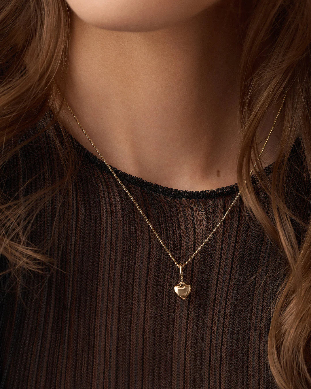 Gorjana Armour helium heart Parker charm