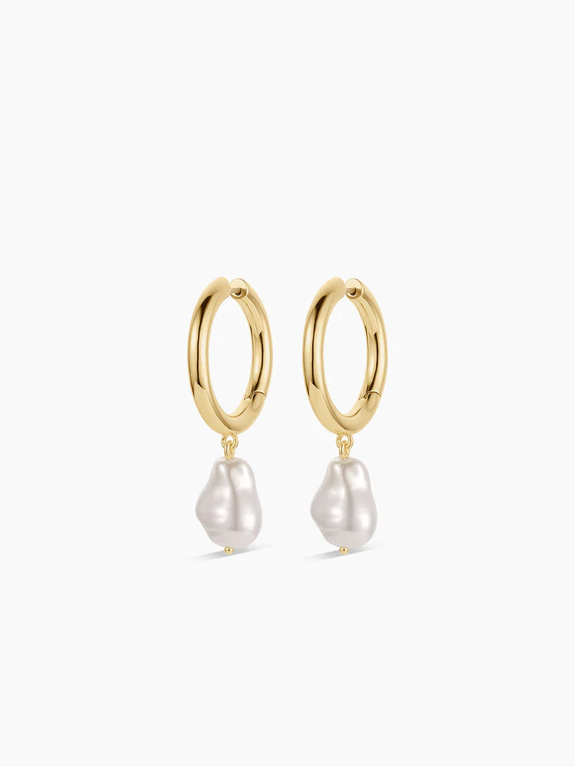 Gorjana Pearl Cove Hoops