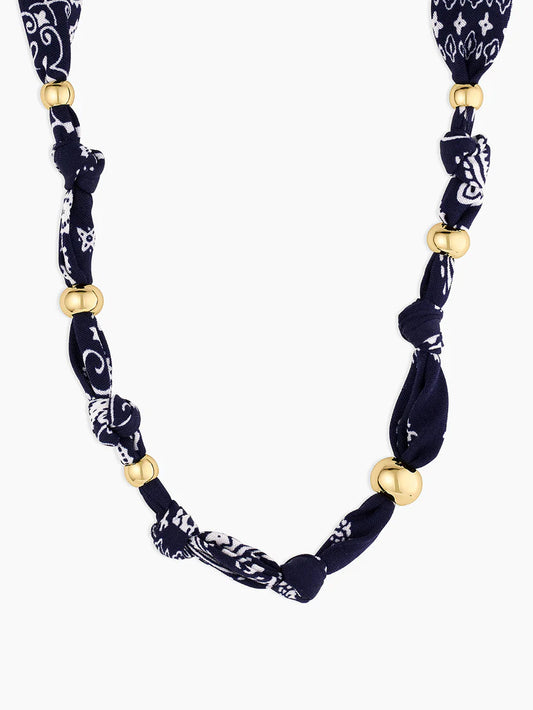 Gorjana Paisley Bandana Knot Necklace