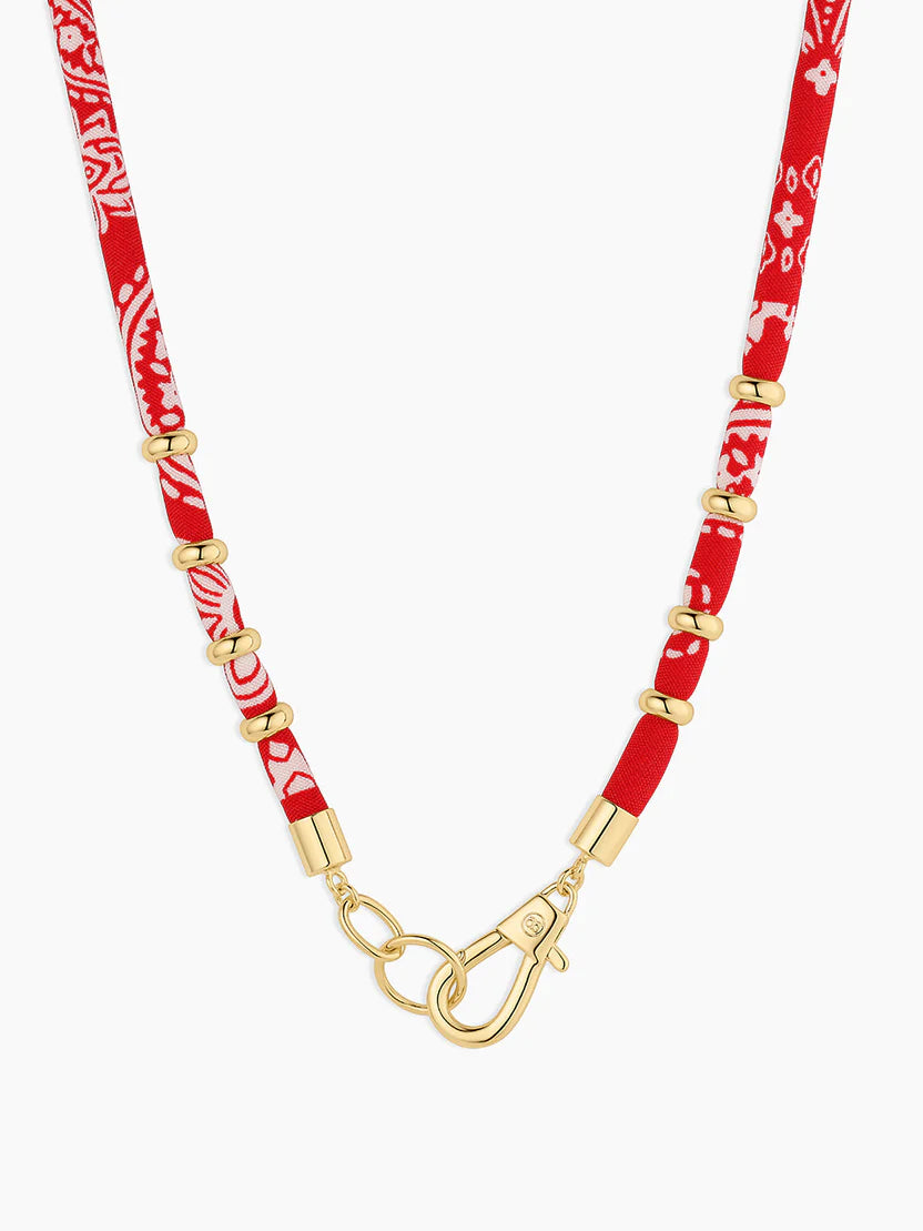Gorjana Paisley Bandana Long Necklace