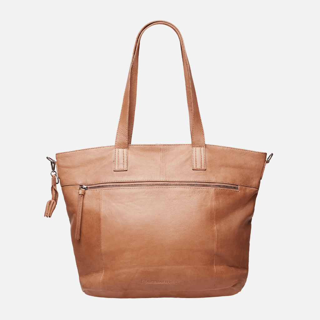 Muskens | Classic Soft Full Grain Leather Tote Bag Women