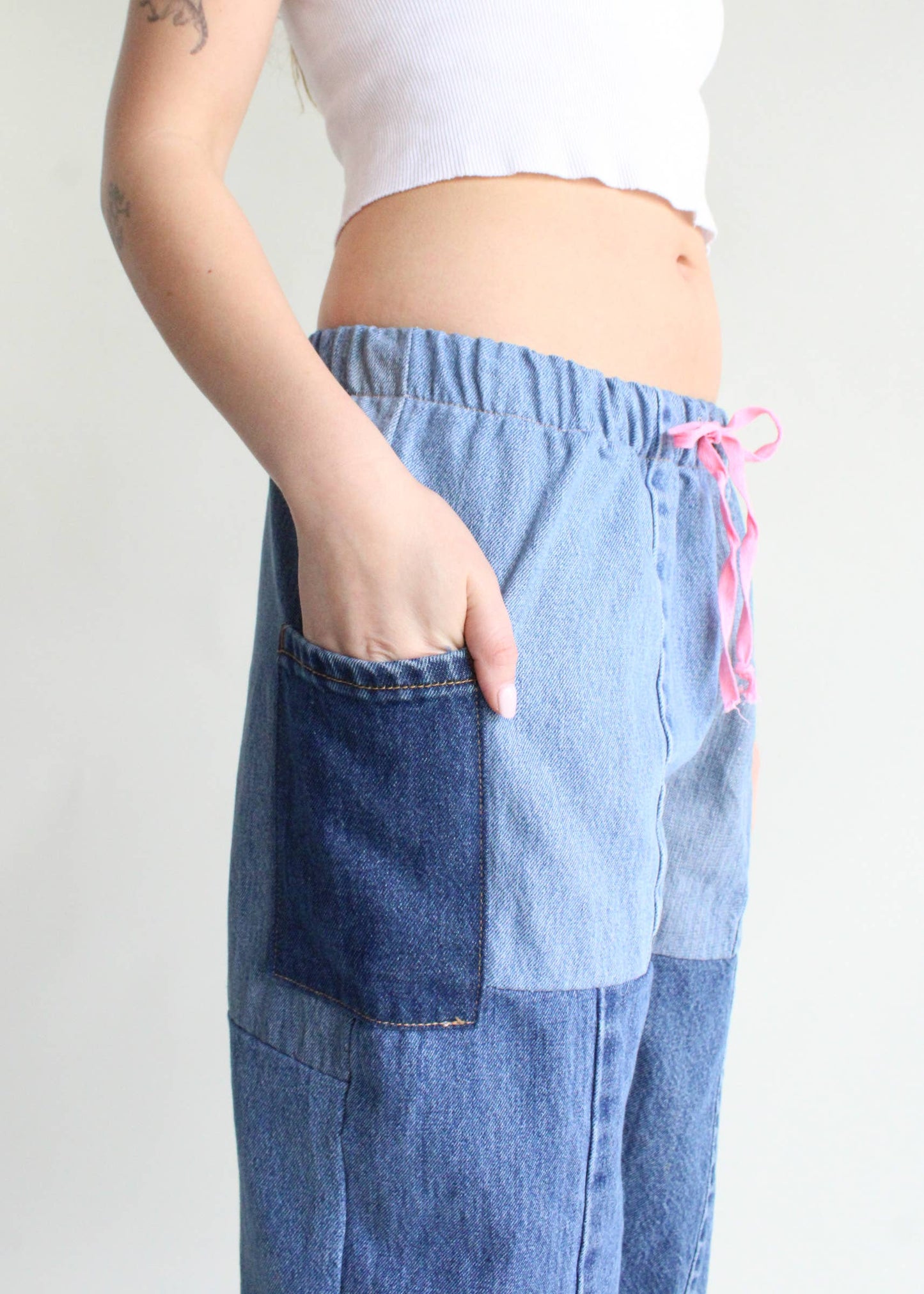 American Recycled Clothing Denim Eco Pants