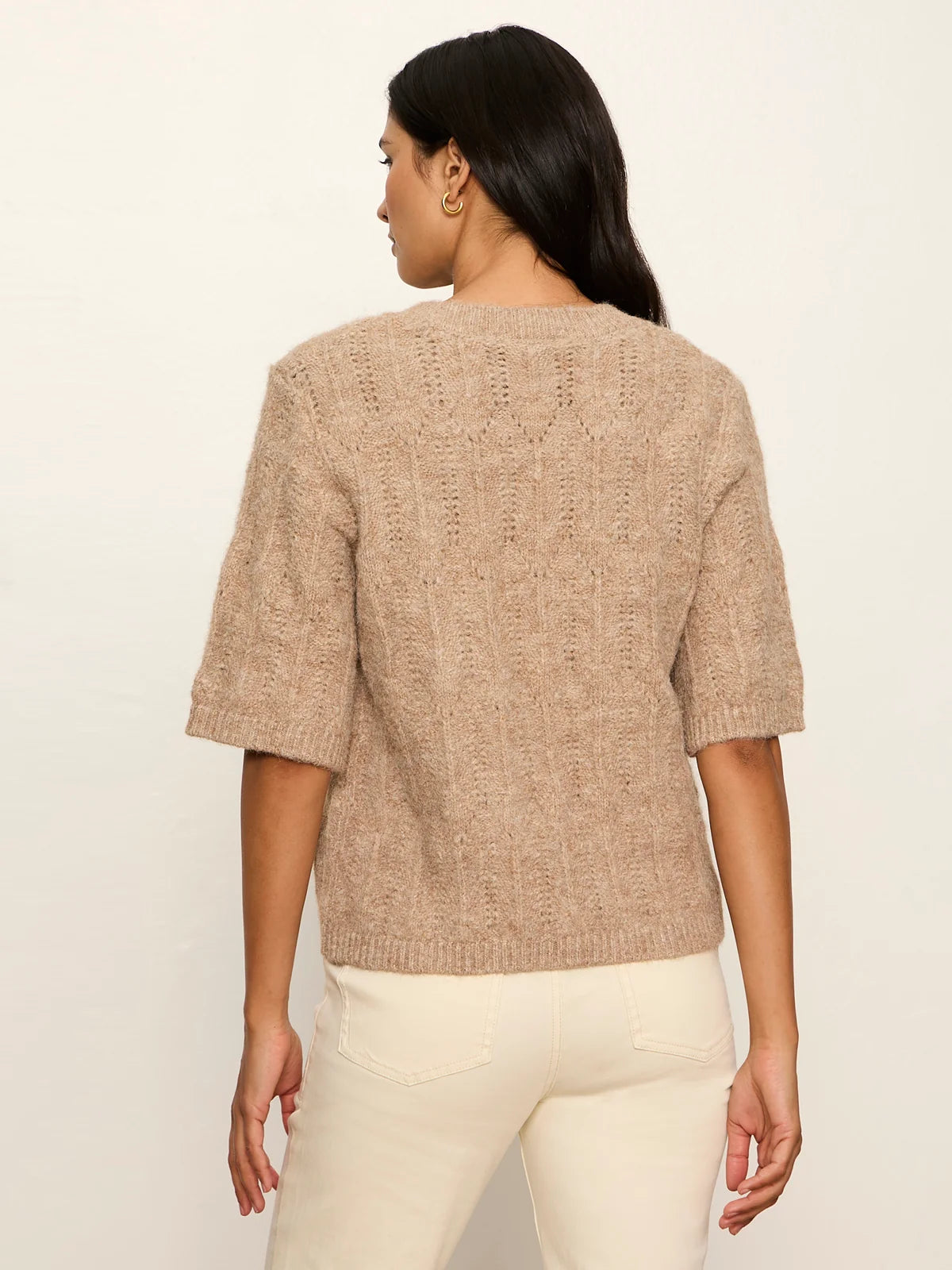 Sanctuary Pointelle Sweater Tee