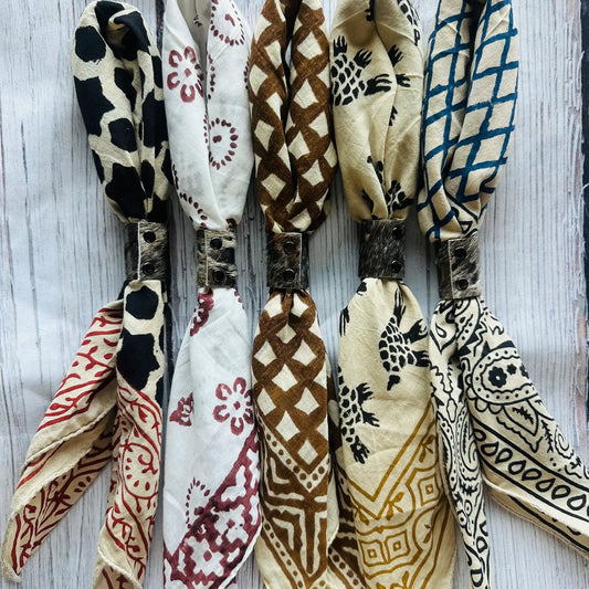 Boho Neutral Bandanas