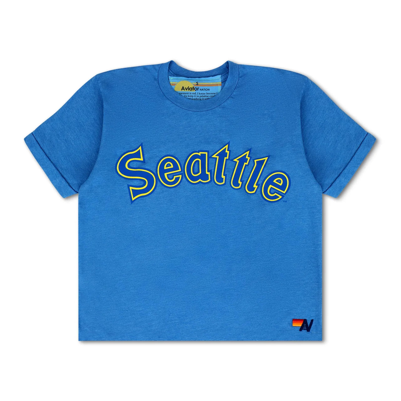 Aviator Nation Seattle Mariners Boyfriend Tee