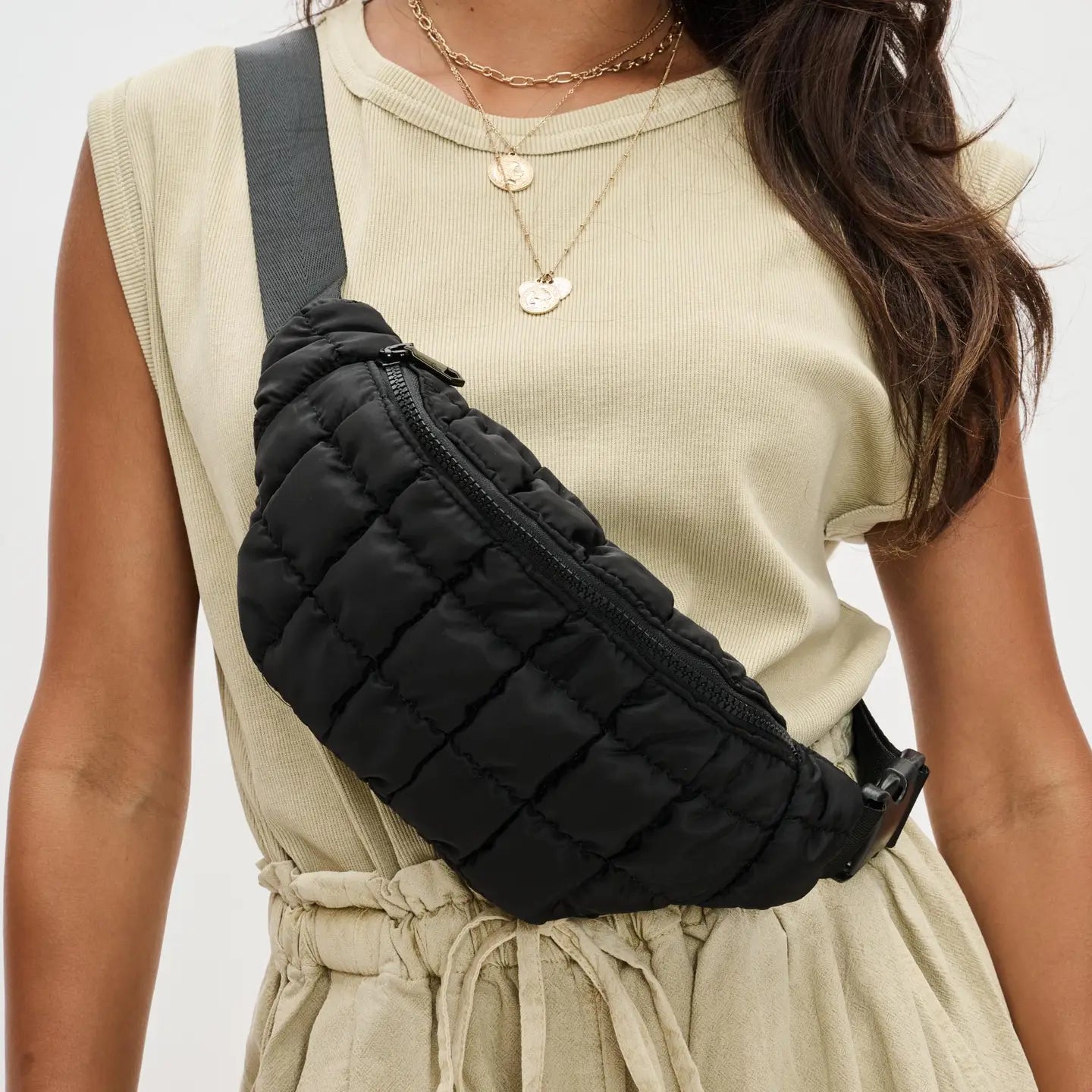 SolSelene Resurgence Quilted Belt Bag