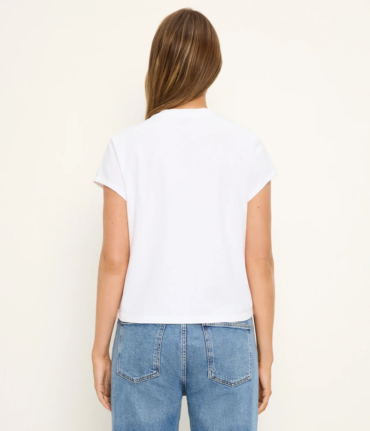 Michael Stars Solene Boxy High Crew Tee