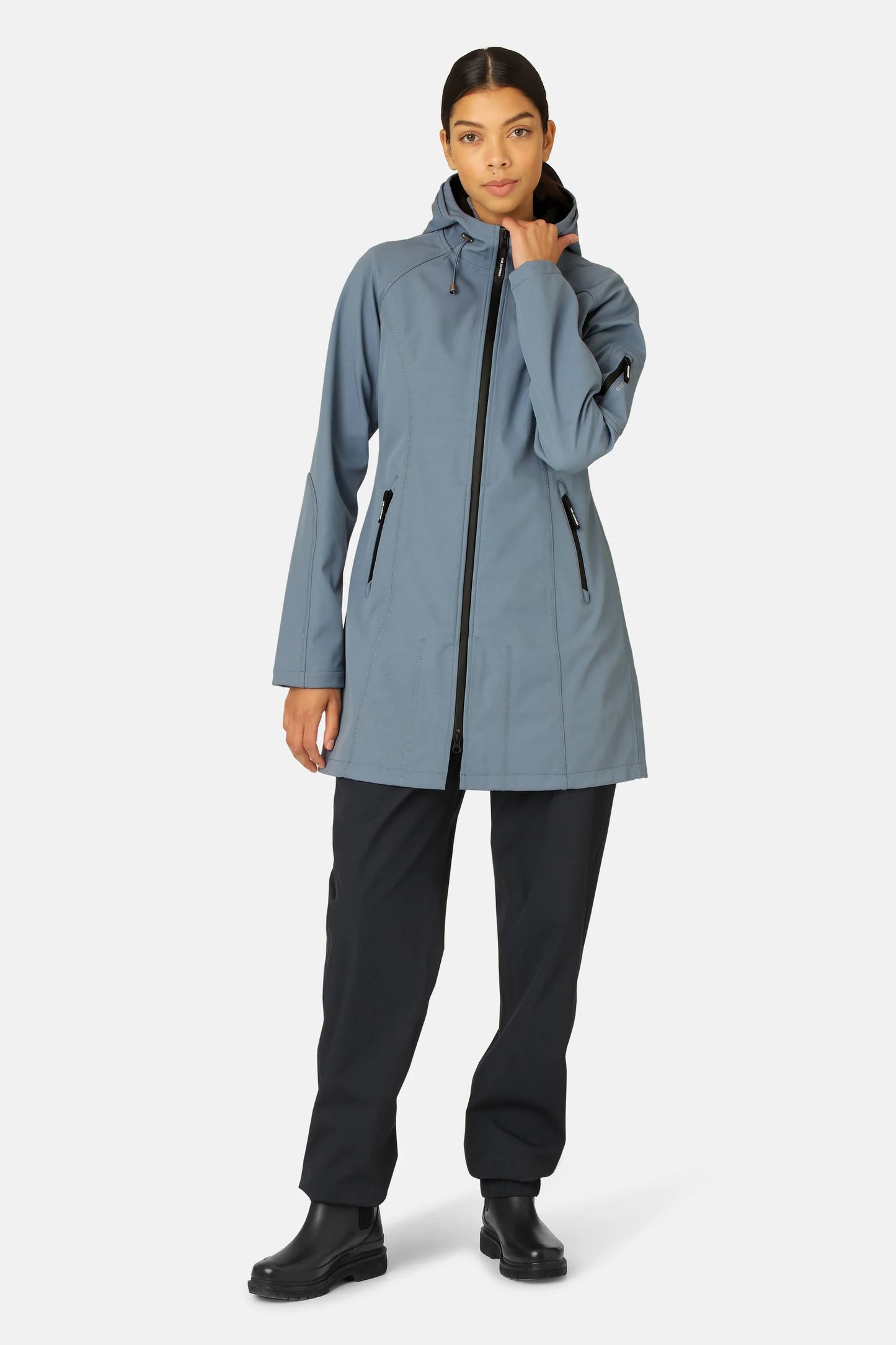 Ilse Jacobsen Non fitted fleece lined raincoat Rain 37