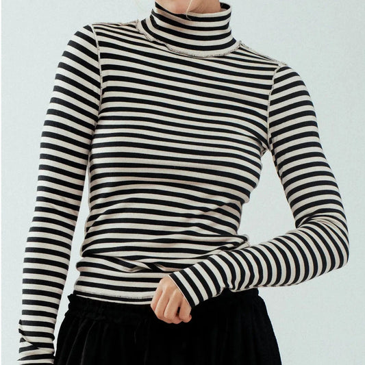 Classic Long Sleeve Turtleneck Top