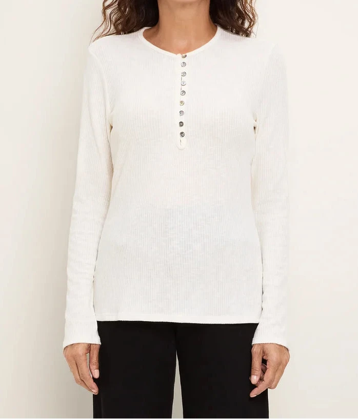 Michael Stars Mabel Ribbed Henley