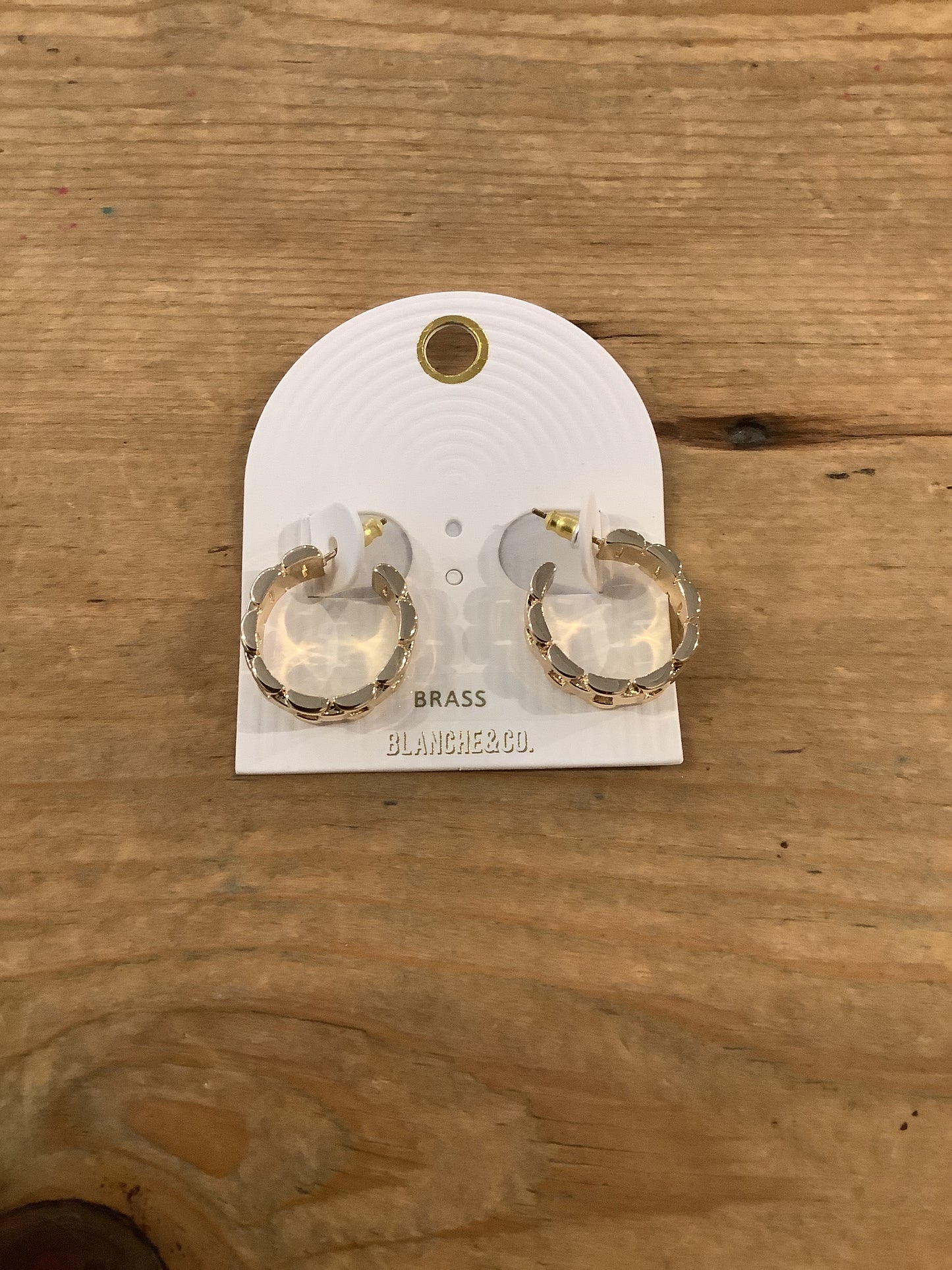 Blanche & Co. Interlock Earrings