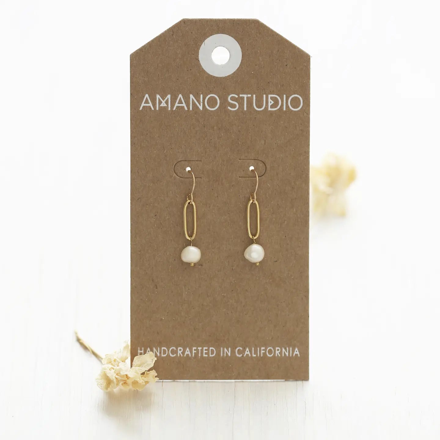 Amano Sweet Baby Jane Pearl Drop Earrings