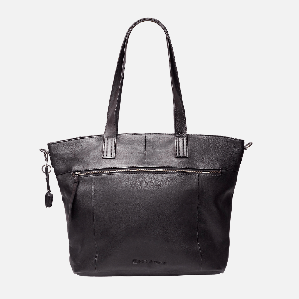 Muskens | Classic Soft Full Grain Leather Tote Bag Women