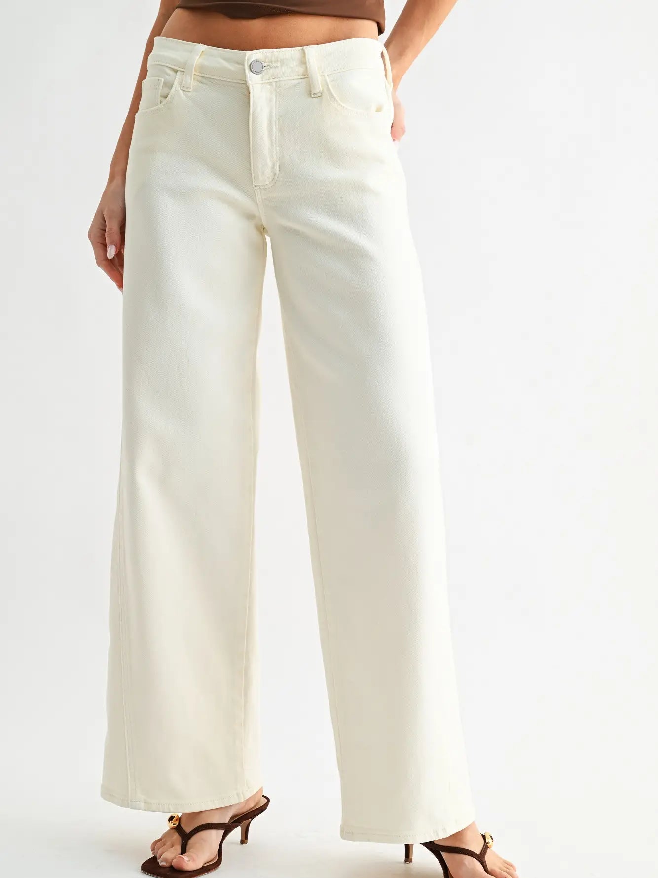 JBD Seamed Wide Leg Jean