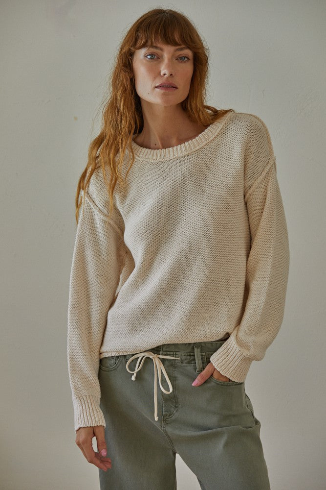 By Together Crew Knit Pullover Sweater