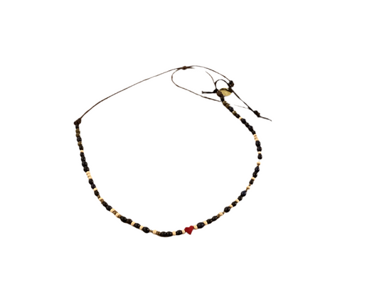 Tagua heart necklace