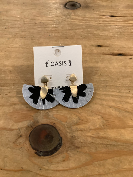 Oasis Tribal Fan Earring