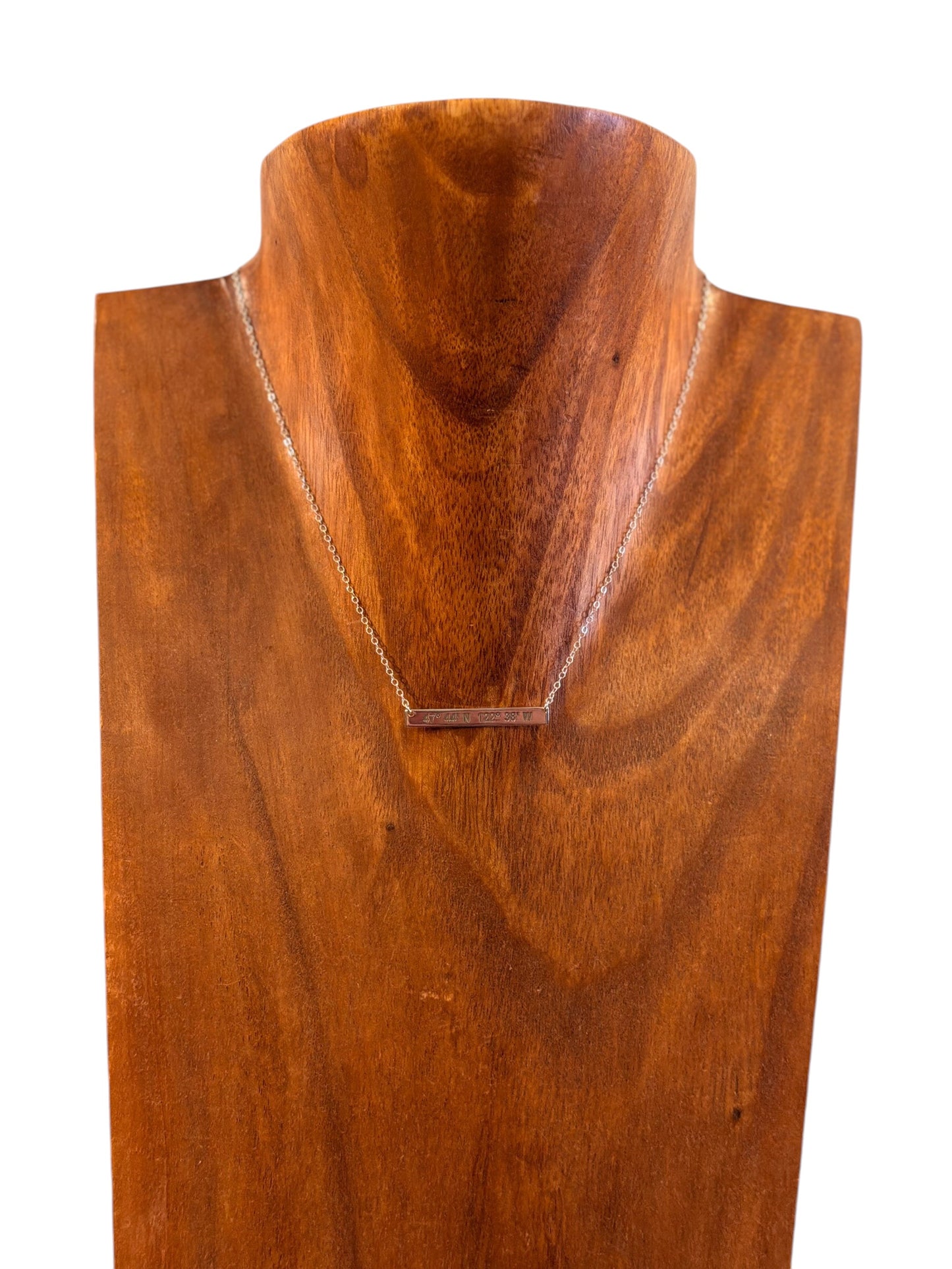 Lat & Lo Poulsbo Skinny Bar Necklace