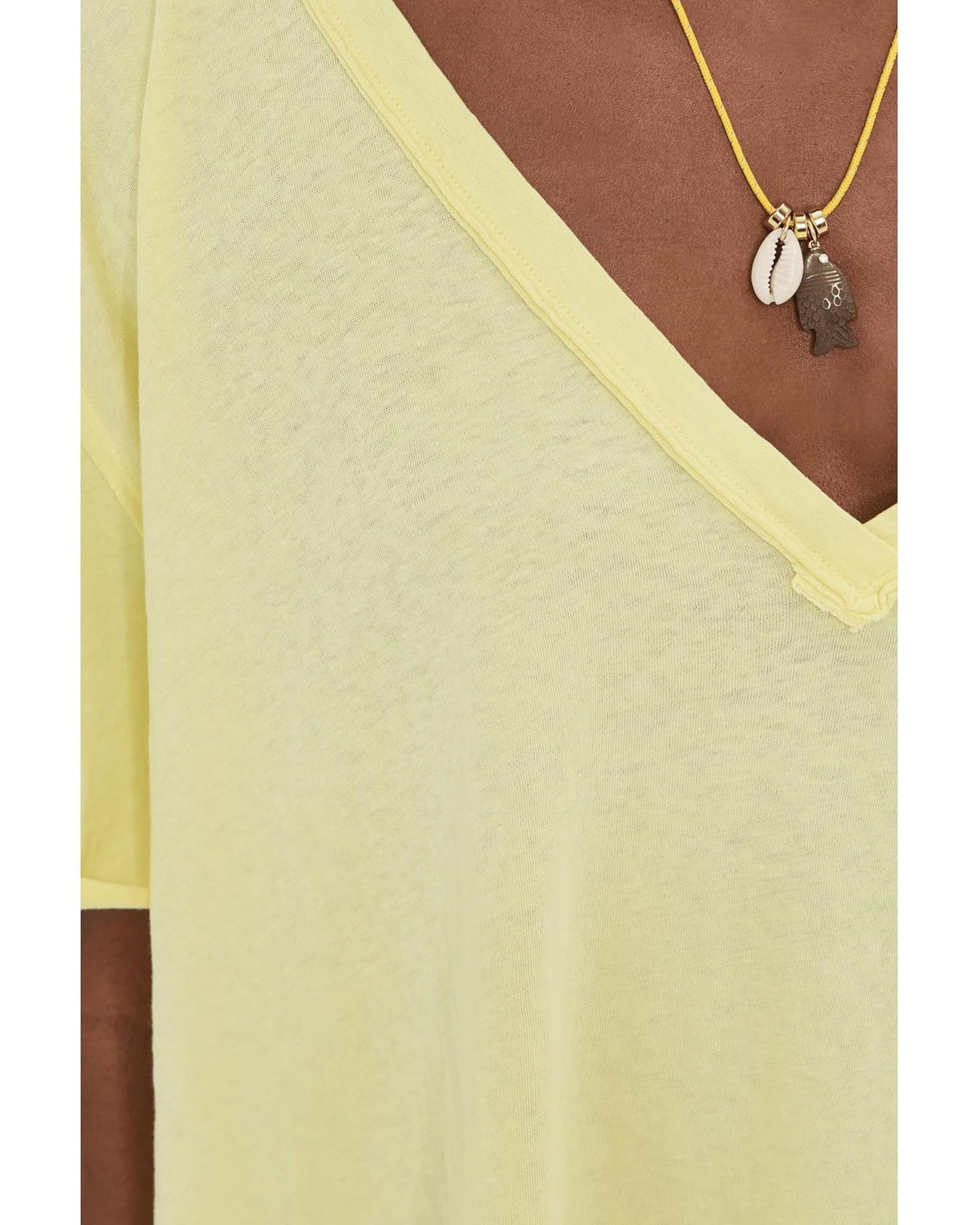 Free People Nina Tee V-neck