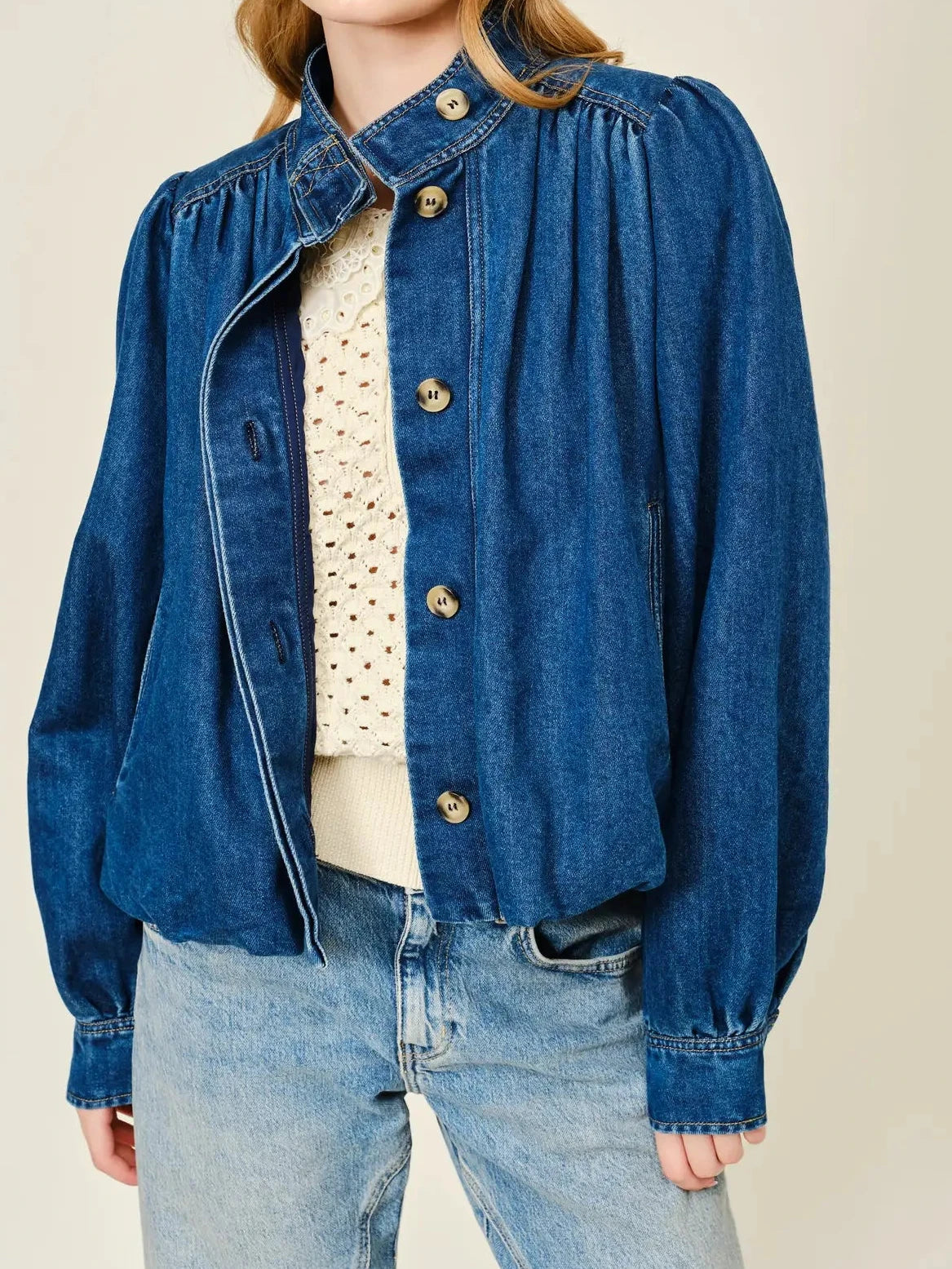Bubble Denim Jacket