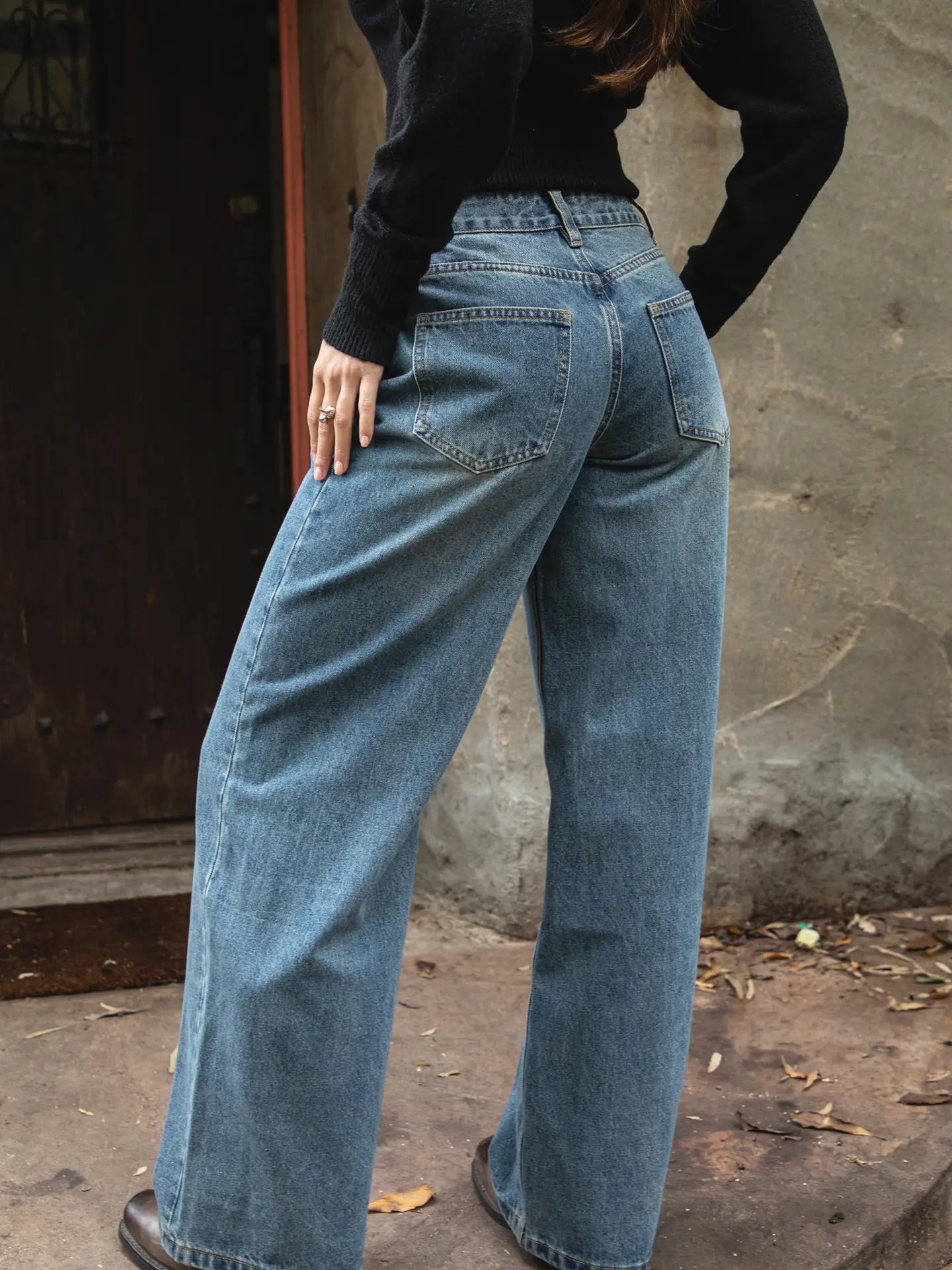 Winsley Denim Straight Low Rise Jean
