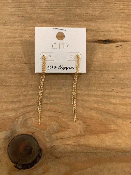 City Chain Earrings