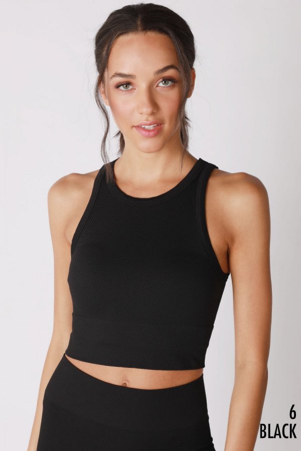 Nikibiki Chevron HighNeck Crop top