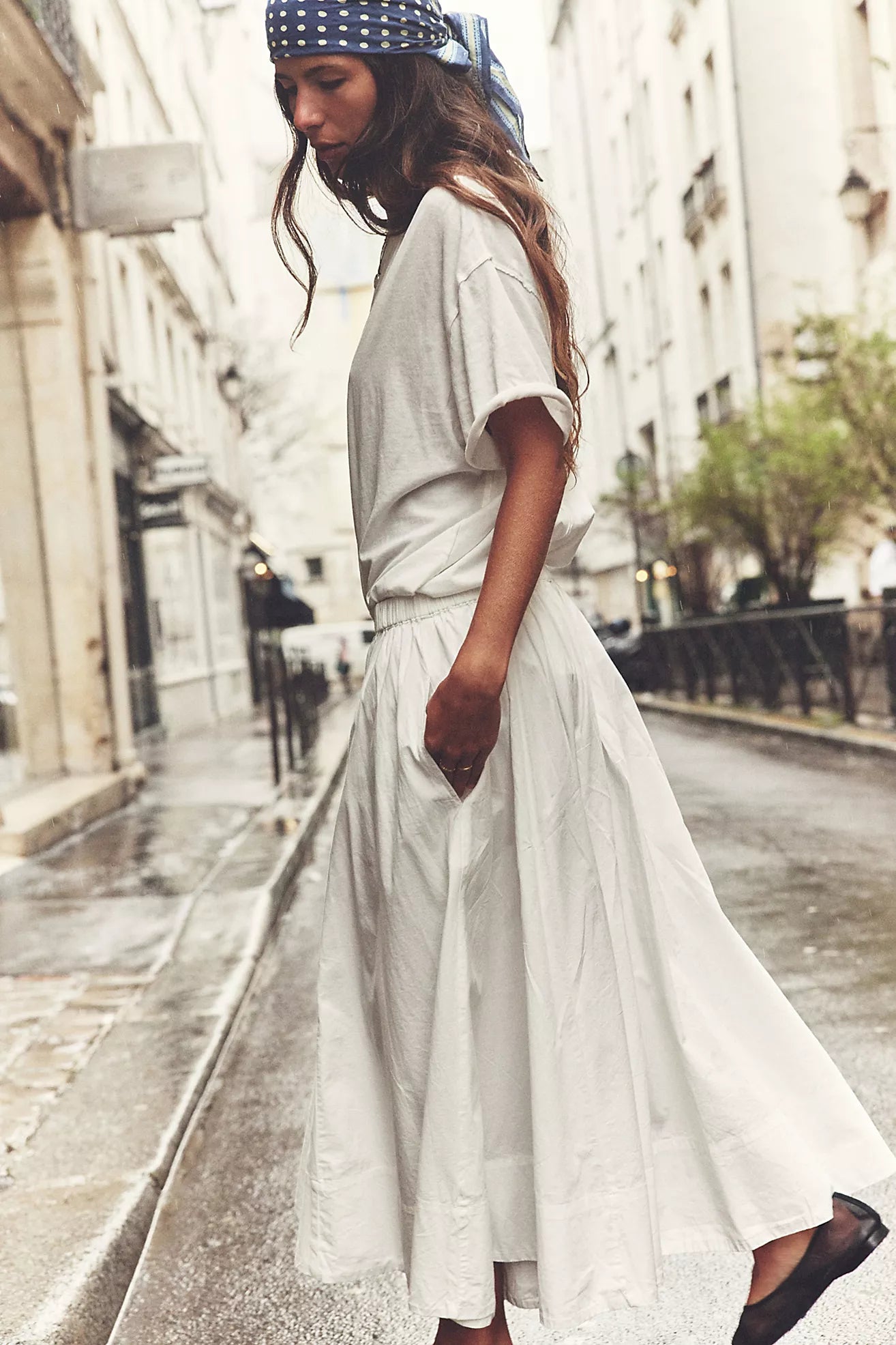 Free People Lowen Midi Skirt