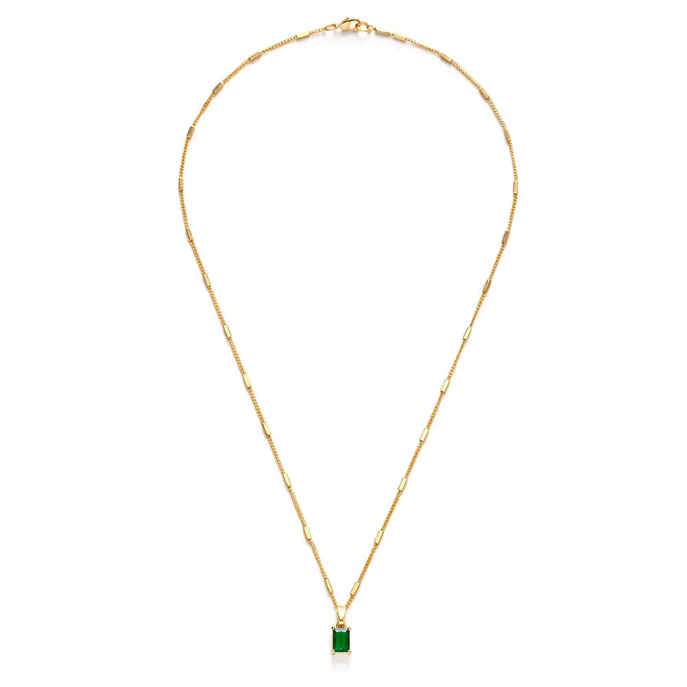 Amano Studio Emerald Holiday Necklace