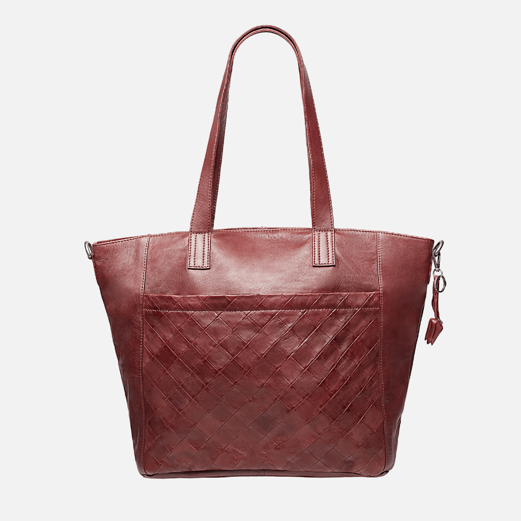 Muskens | Classic Soft Full Grain Leather Tote Bag Women