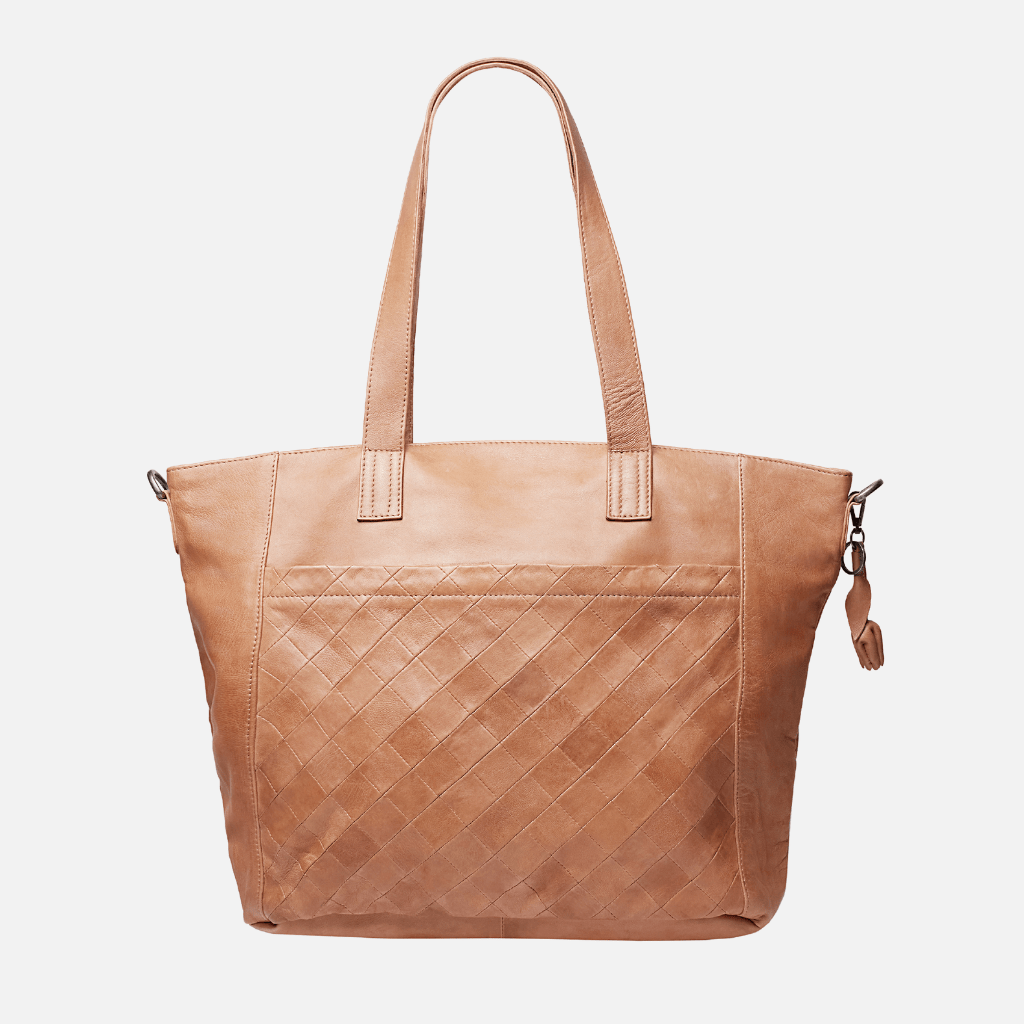 Muskens | Classic Soft Full Grain Leather Tote Bag Women