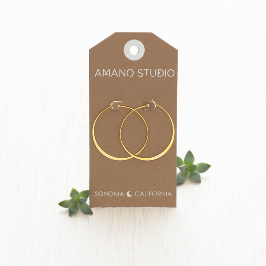 Amano 1.5" Classic Hoops 21RH15