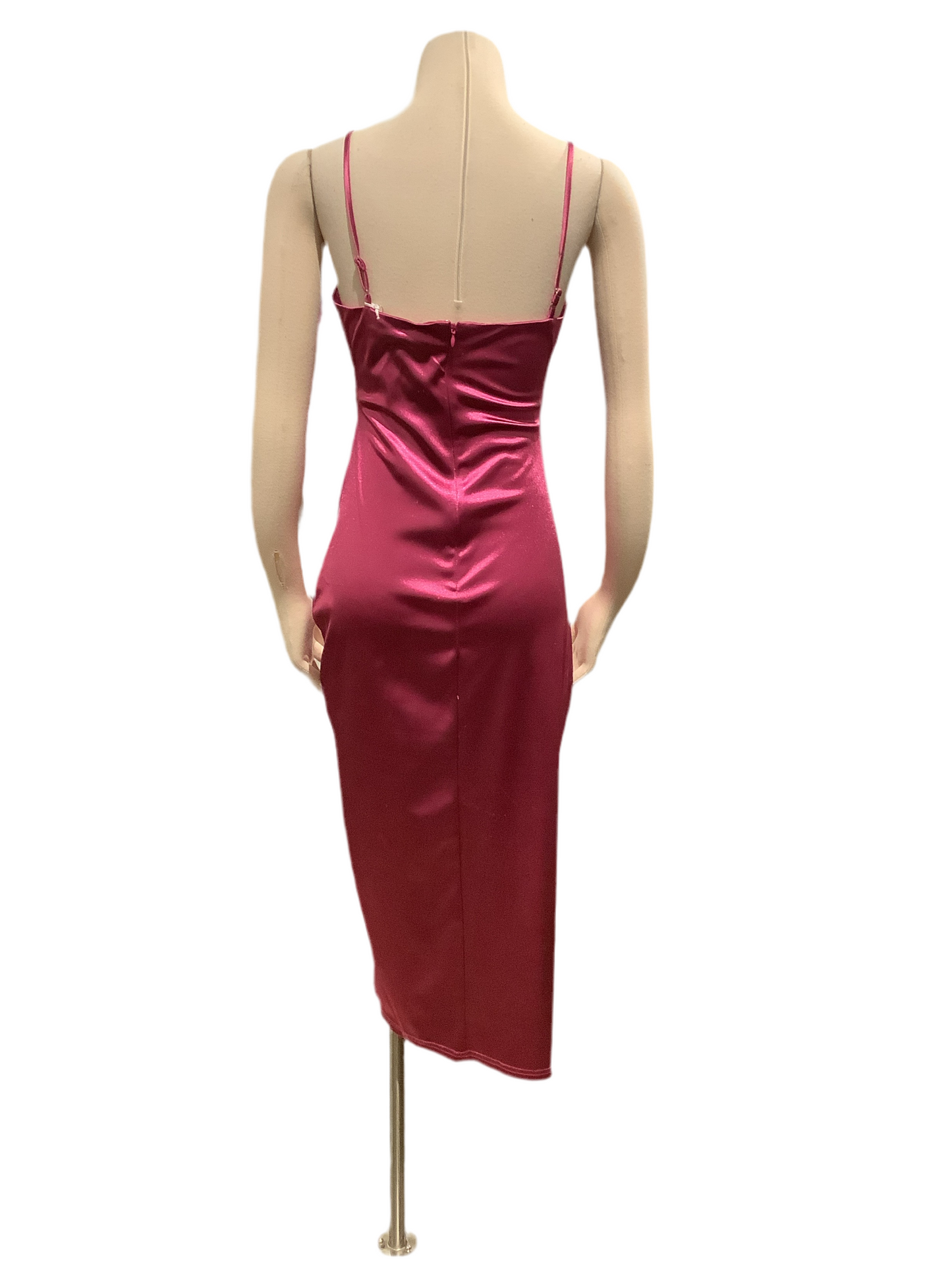 Satin Midi Dress LD45314