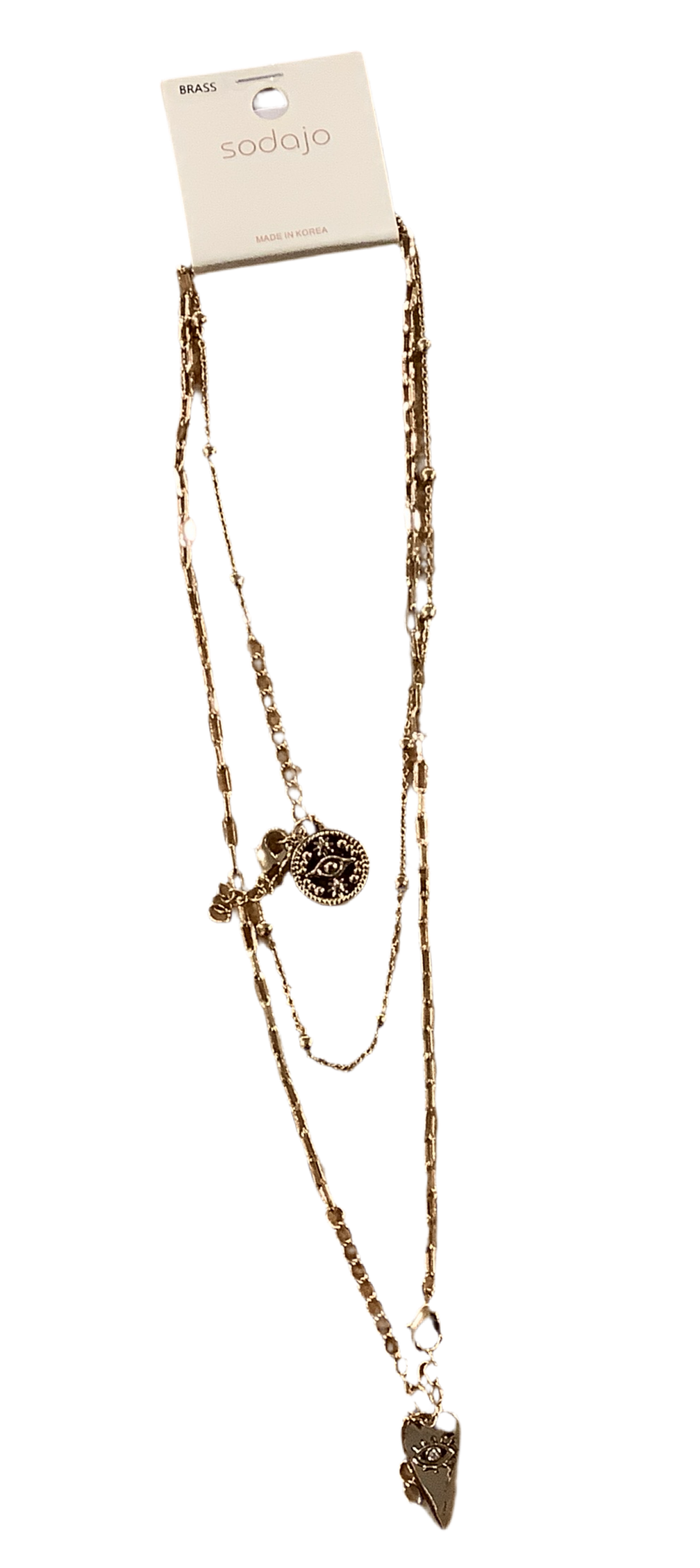 Sodajo double layer necklace