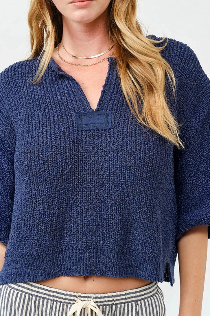 Illa Illa Cropped patch sweater