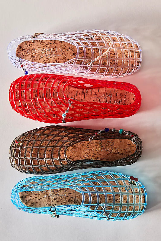 Free People Coconuts Marlow Jelly Flat