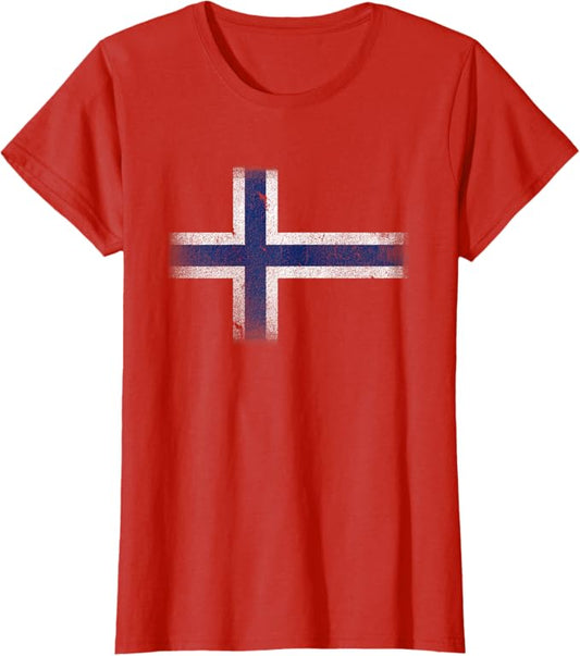 Women's Norway Norge Flag Shirt