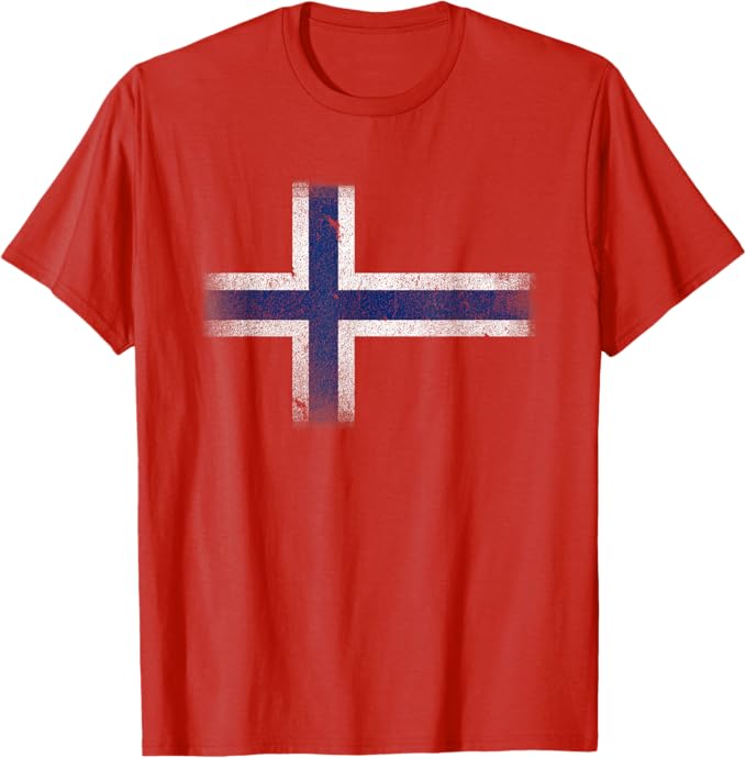 Men's Norway Norge Flag Shirt