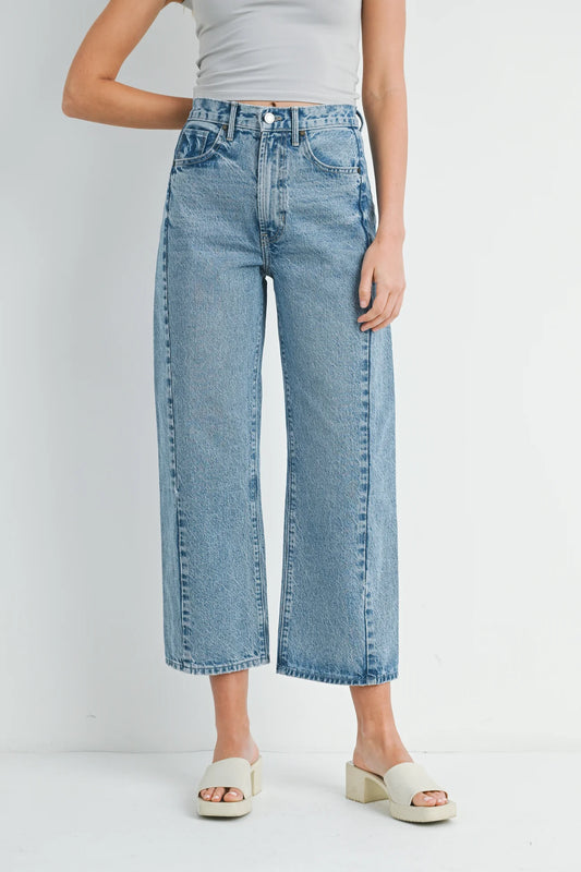 Just Black Denim Barrel Jean Twist