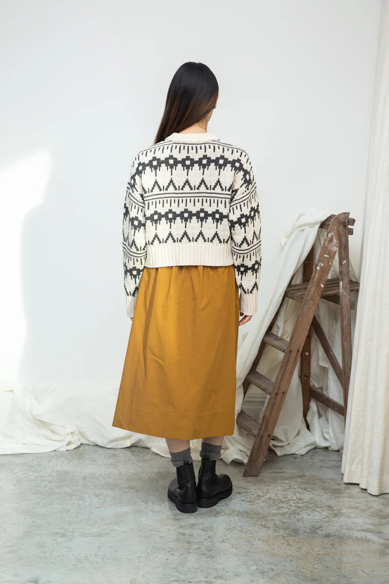 Sugi-Sue Organic Cotton Knit Sweater Cardigan